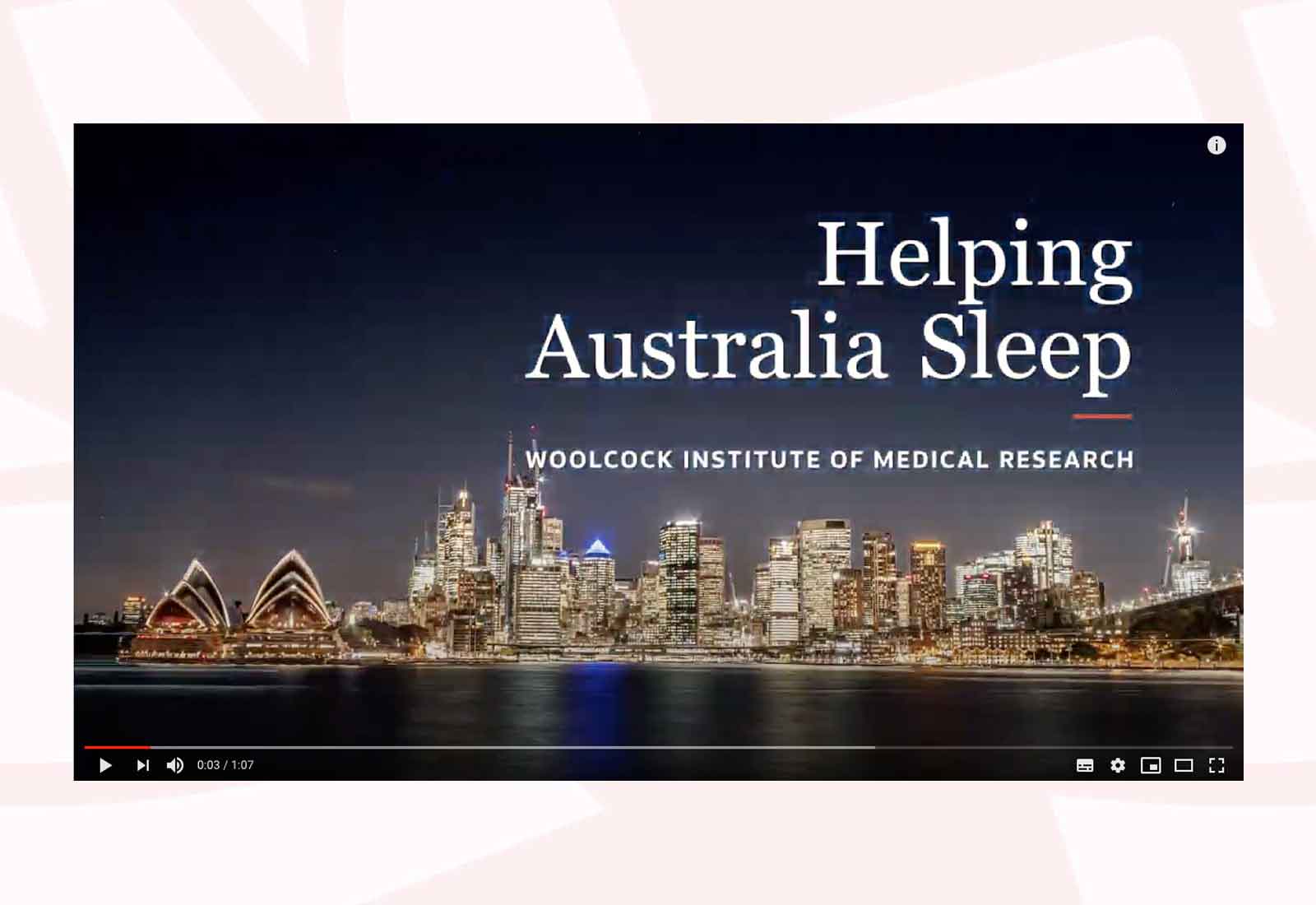 Helping Australia Sleep