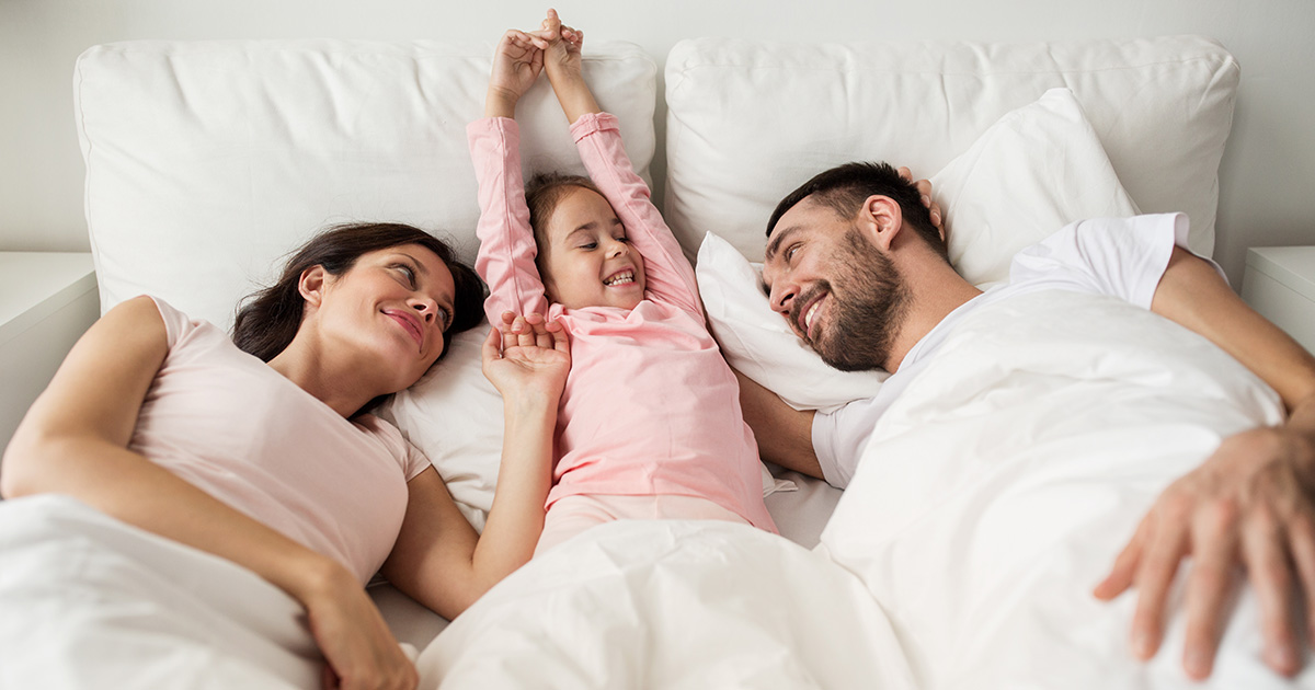 Is it OK to co-sleep with older children?